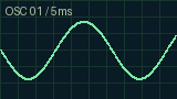Animation d'un signal d'oscilloscope